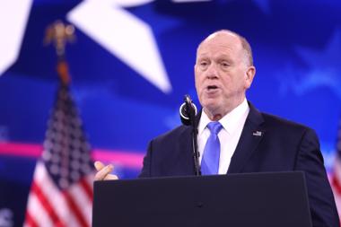Tom Homan speaking at a public event