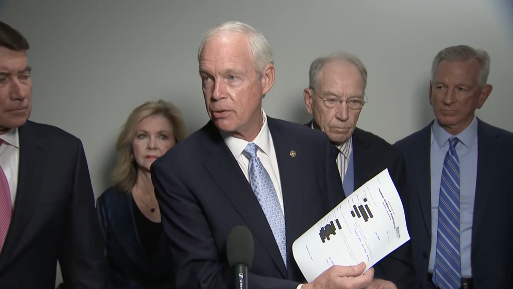 FBI Targeted Nine Republican Lawmakers in Investigation, Grassley Claims