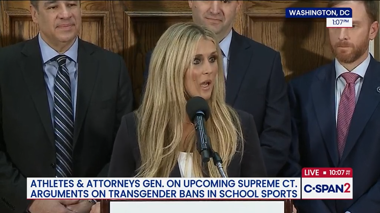 Female Athletes, Republican AGs Rally to Defend Women's Sports at Supreme Court