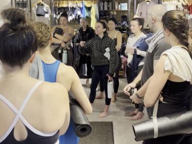 Protests Erupt at Minneapolis Yoga Studio Over ICE Sign Removal