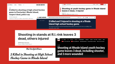 Rhode Island Hockey Game Shooting Raises Questions About Media Coverage