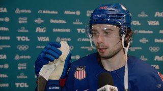Quinn Hughes Celebrates Patriotism After Game-Winning Goal for Team USA
