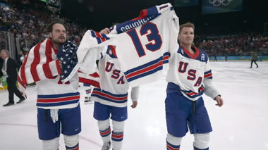 U.S. Men's Hockey Team Wins Olympic Gold Against Canada