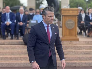 Hegseth Warns of Migration Crisis at D-Day Commemoration