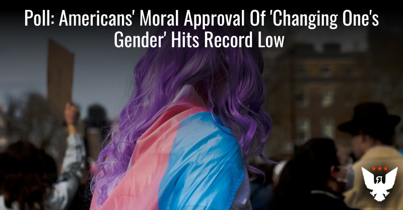 Gallup Poll Shows Record Low Support for Gender Transitioning