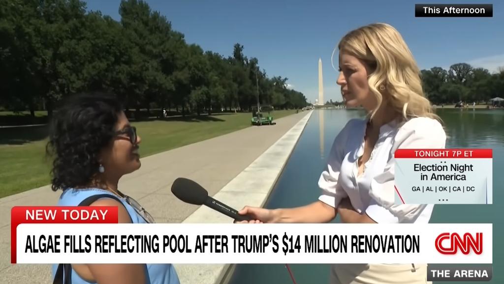 Media Coverage of Algae Blooms at Lincoln Memorial Reflecting Pool Sparks Criticism
