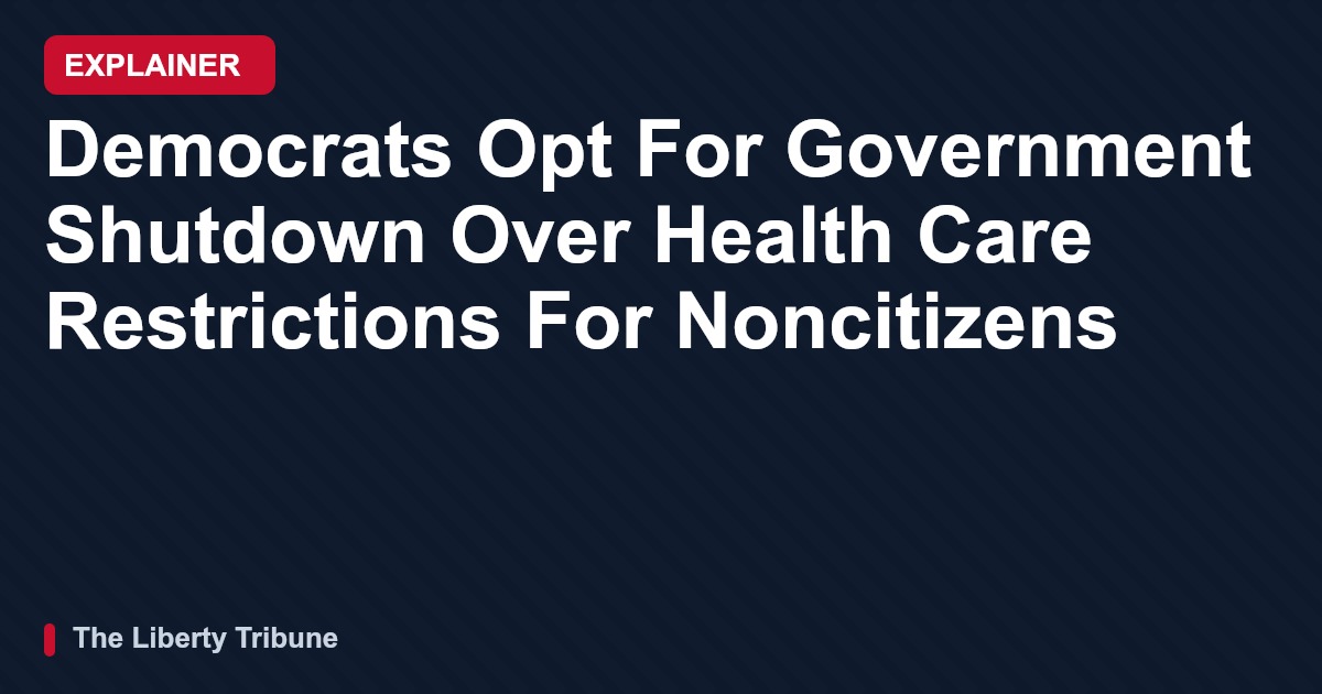 Democrats Opt For Government Shutdown Over Health Care Restrictions For Noncitizens — Explainer