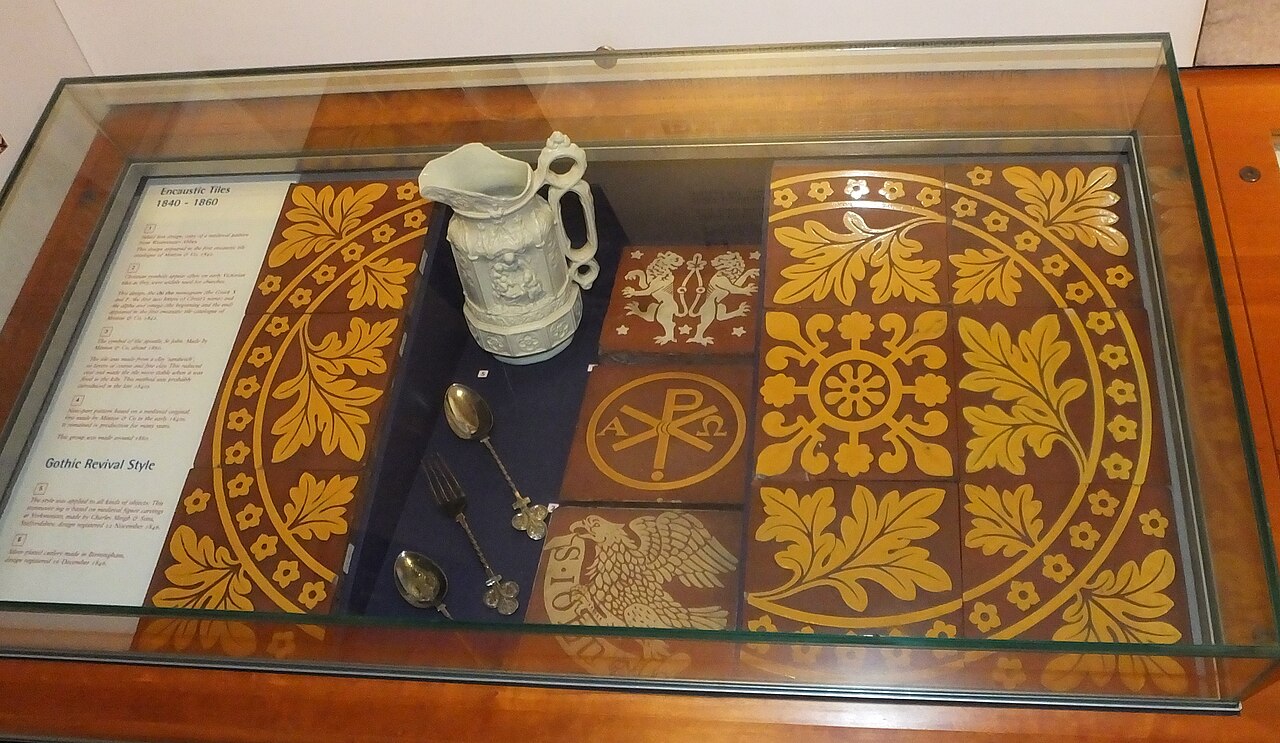 Gladstone Encaustic tiles 1840-60 Gothic Revival 3872c.JPG