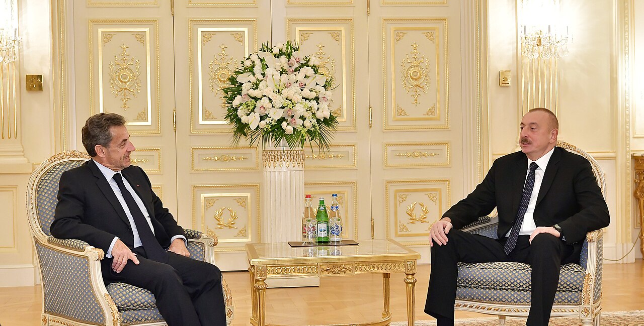 Ilham Aliyev received former French President Nicolas Sarkozy.jpg