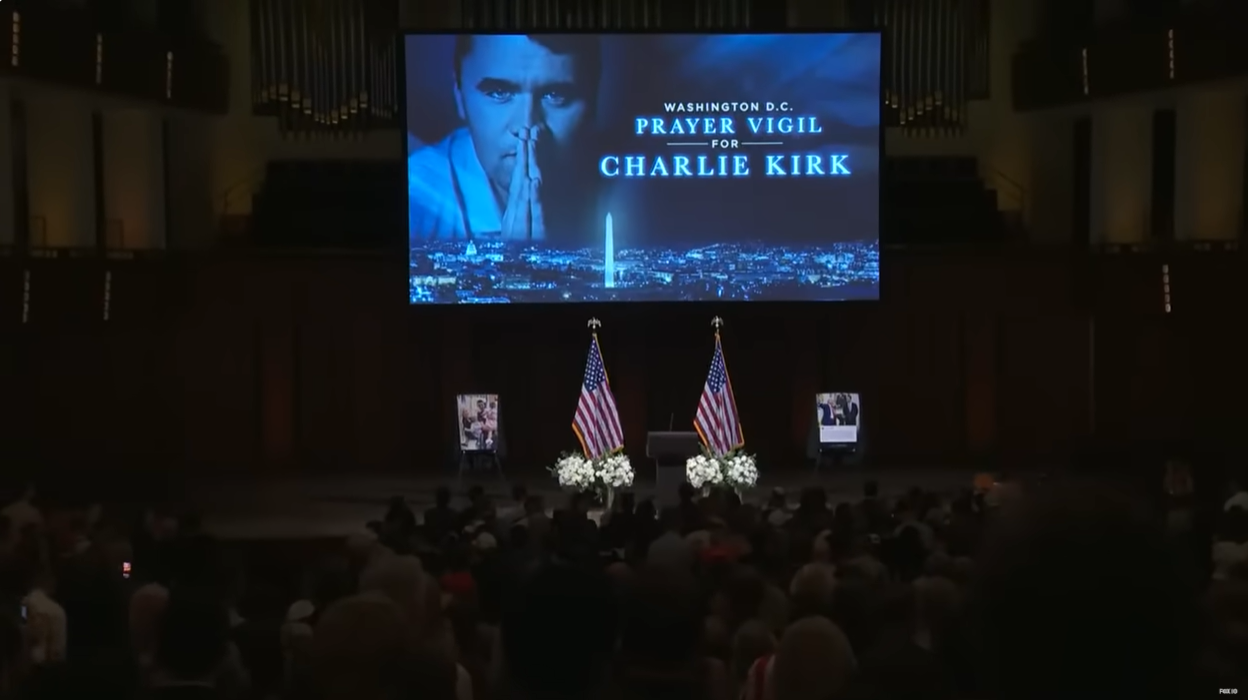 Vigil at Kennedy Center Honors Charlie Kirk Following Assassination