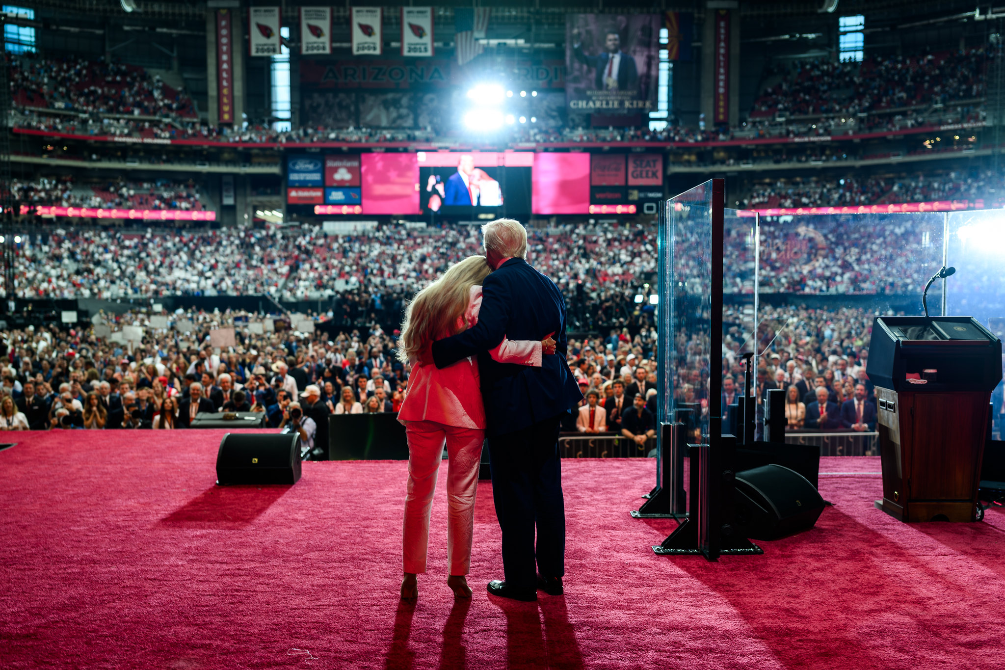 Thousands Gather to Honor Charlie Kirk at Memorial Service in Arizona