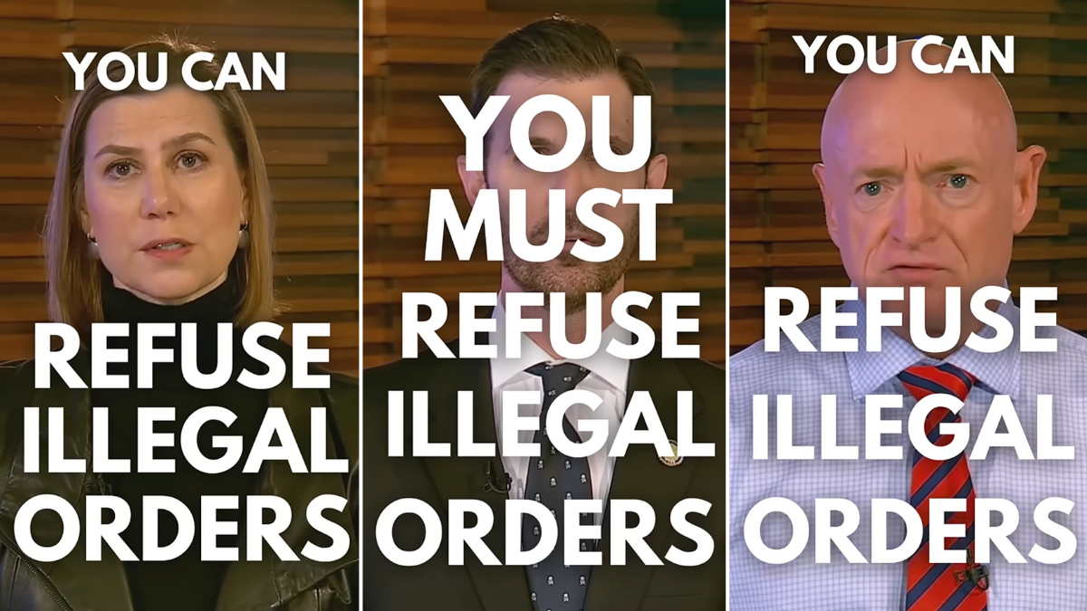 Congressional Democrats Urge Military to Disobey Commander-in-Chief