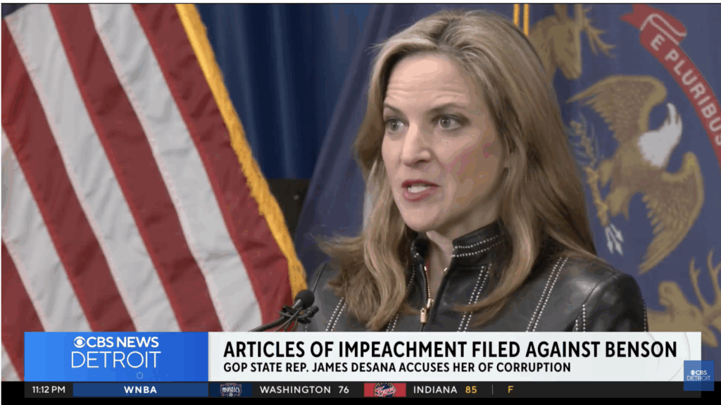 Exclusive: Lawsuit Claims Leftist Benson Is Breaking Election Law