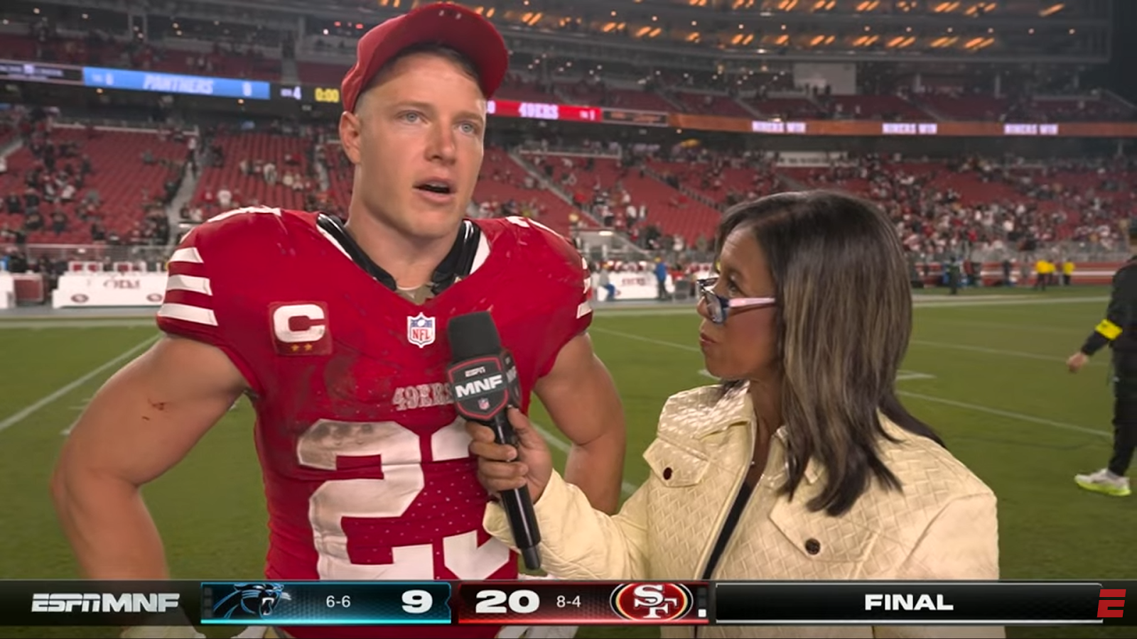 Christian McCaffrey Praises Faith After 49ers Victory